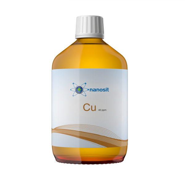 nanosit kolloidales Kupfer 40 ppm